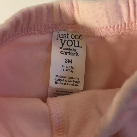 Carter’s pants pink ruffle size 3 months - Picture 3 of 4